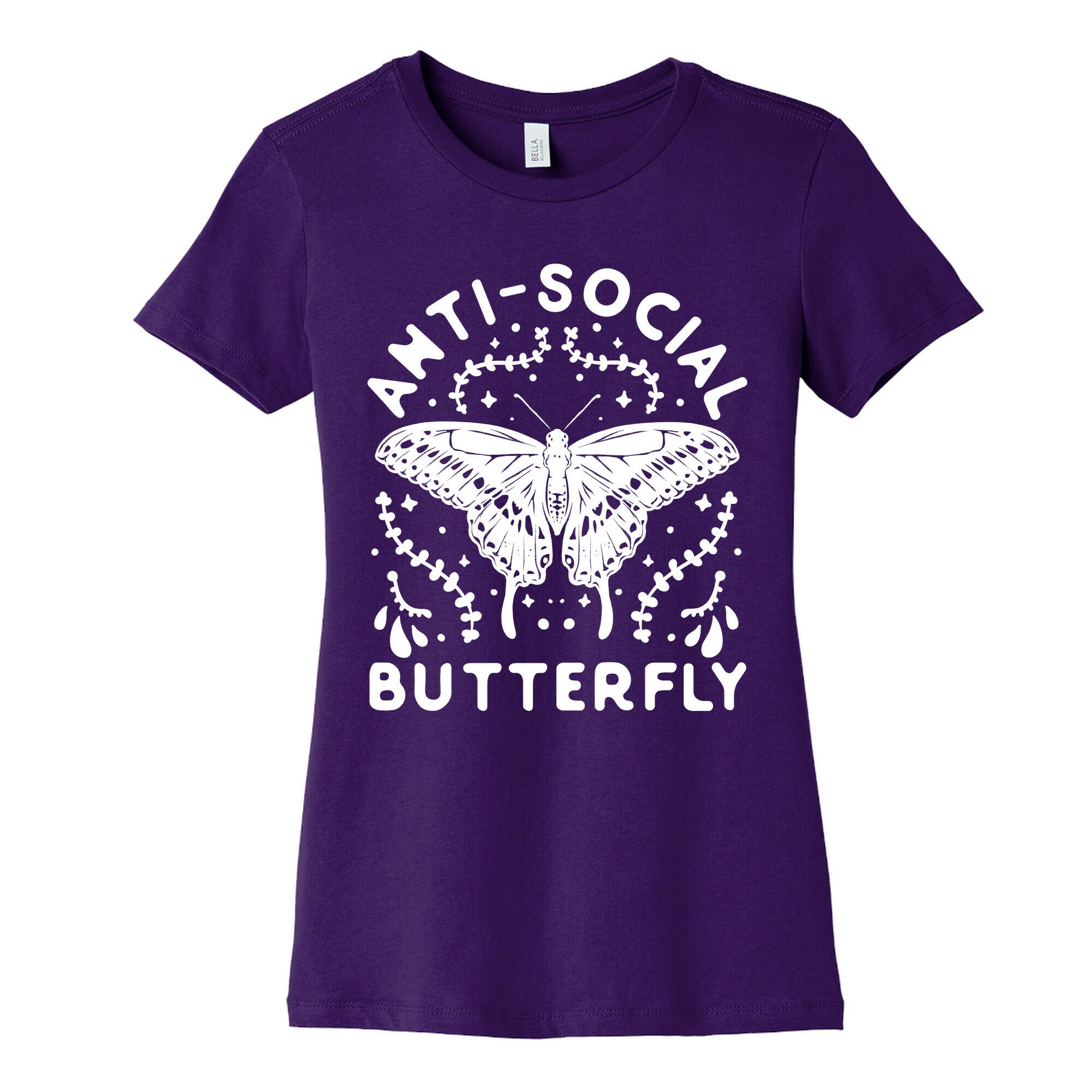 Anti-Social Butterfly Women's Cotton Tee